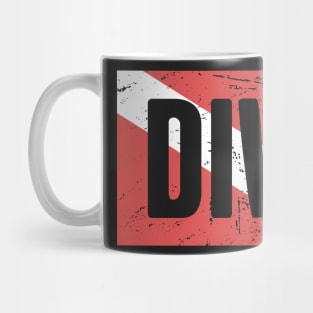 Scuba Dive Flag Mug